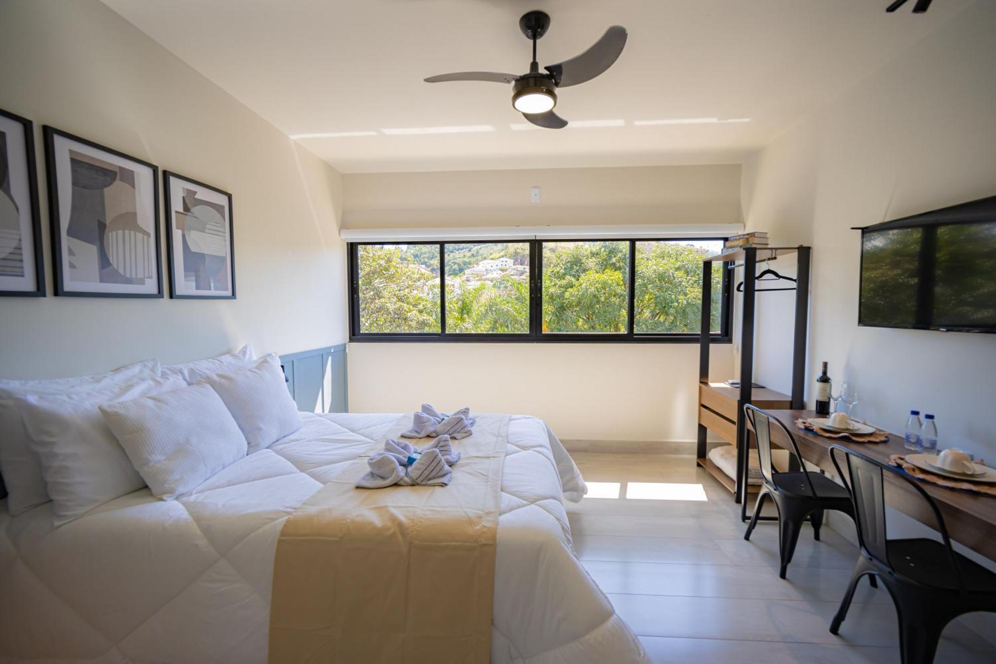 Ferienwohnung Loft Moderno Com Vista Para As Montanhas Águas de Lindóia Exterior foto